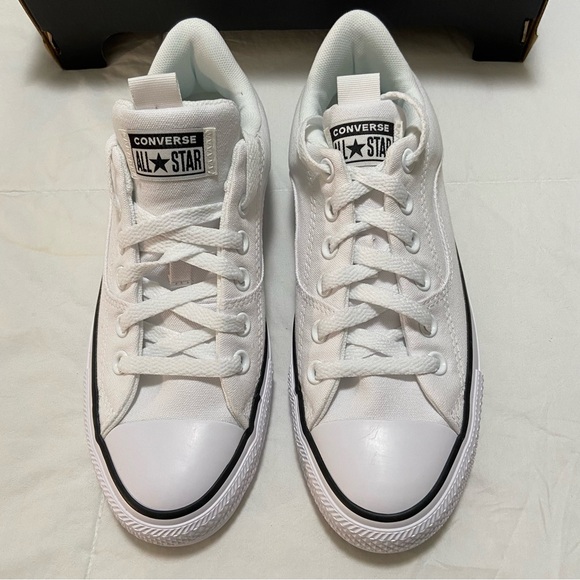 Converse All Star White Canvas Sneakers - Picture 5 of 14